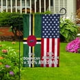 thumbnail image 3 of Flag American Half Dominican Flag Dominican American Friendship Dominica U.S.A Patriotic Proud Garden Flag, Double-Sided Decorative Outdoor Flag, Patriotic Polyester Yard Flag 12 x 18 in, 3 of 5