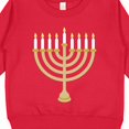 thumbnail image 3 of Inktastic Chanukah Hanukah Menorah Toddler Sweatshirt, 3 of 4