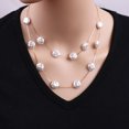 thumbnail image 4 of Youkk Mode Perle Choker Double Couche Réglable Simple Collier Dames Bijoux Fête de Mariage Collier d'Anniversaire, 4 of 6