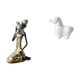thumbnail image 1 of Estatua de la dama,Estatua de dama tribal africana,artesanías de cafetería hechas a mano,Adorno de resina artesanal de cultura africana,Estatua del caballo,Estatua de caballo para decoración, 1 of 8