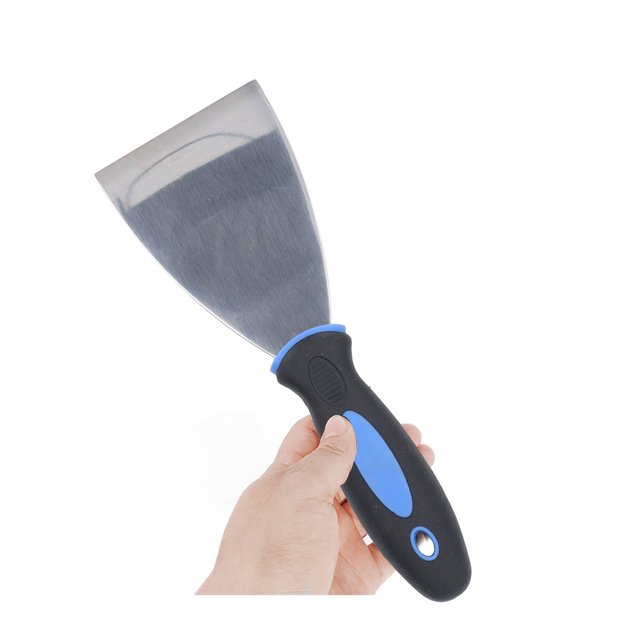 Stainless Steel Putty Scraper Flexible Handle Hanging Hole Home Factory Maintenance Compact Lightweight