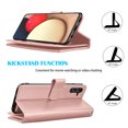 thumbnail image 4 of Takfox Compatible for Samsung Galaxy A13 (5G) Case, for Galaxy A13 (5G) Wallet Case, PU Leather ID Credit Card Holder Folio Flip Cover [9 Card Slots] [Magnetic] Detachable Case & Strap,Rose, 4 of 7