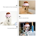 thumbnail image 4 of 1pc pastel forma mascota sombrero de cumpleaños sombrero de fiesta adorable peluche gato casquillo cabeza, 4 of 6