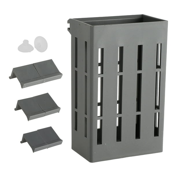 Soporte para Plantas de Acuario Unique Bargains Soporte para Plantas de Pecera con Ganchos y Ventosas 1 Set Gris