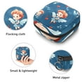 thumbnail image 3 of Bolsa pequeña Cupid para el período, bolsa con cremallera, bolsa de lona con cremallera, 12 x 17 x 17 cm, bolsa de tela Oxford para guardar compresas menstruales., 3 of 6