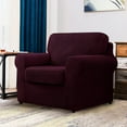 thumbnail image 2 of CHUN YI Stretch Checks Spandex Sofa Cover Separate Backrests Cushions Cover Slipcover, 2 of 5