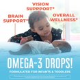 MaryRuth's Infant and Toddler Omega3 Liquid Drops by 200mg DHA and