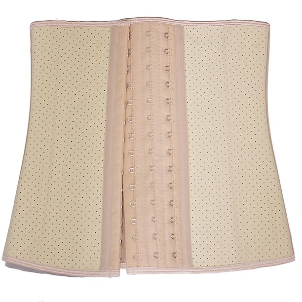 Faja moldeadora de cintura transpirable de malla de acero para mujer, ideal para fitness y deportes.