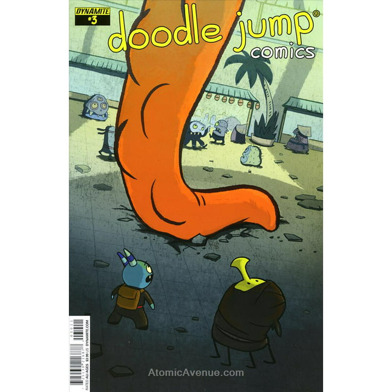 Doodle Jump Comics #1 (2014)Blank Cover Comic W Original Dave