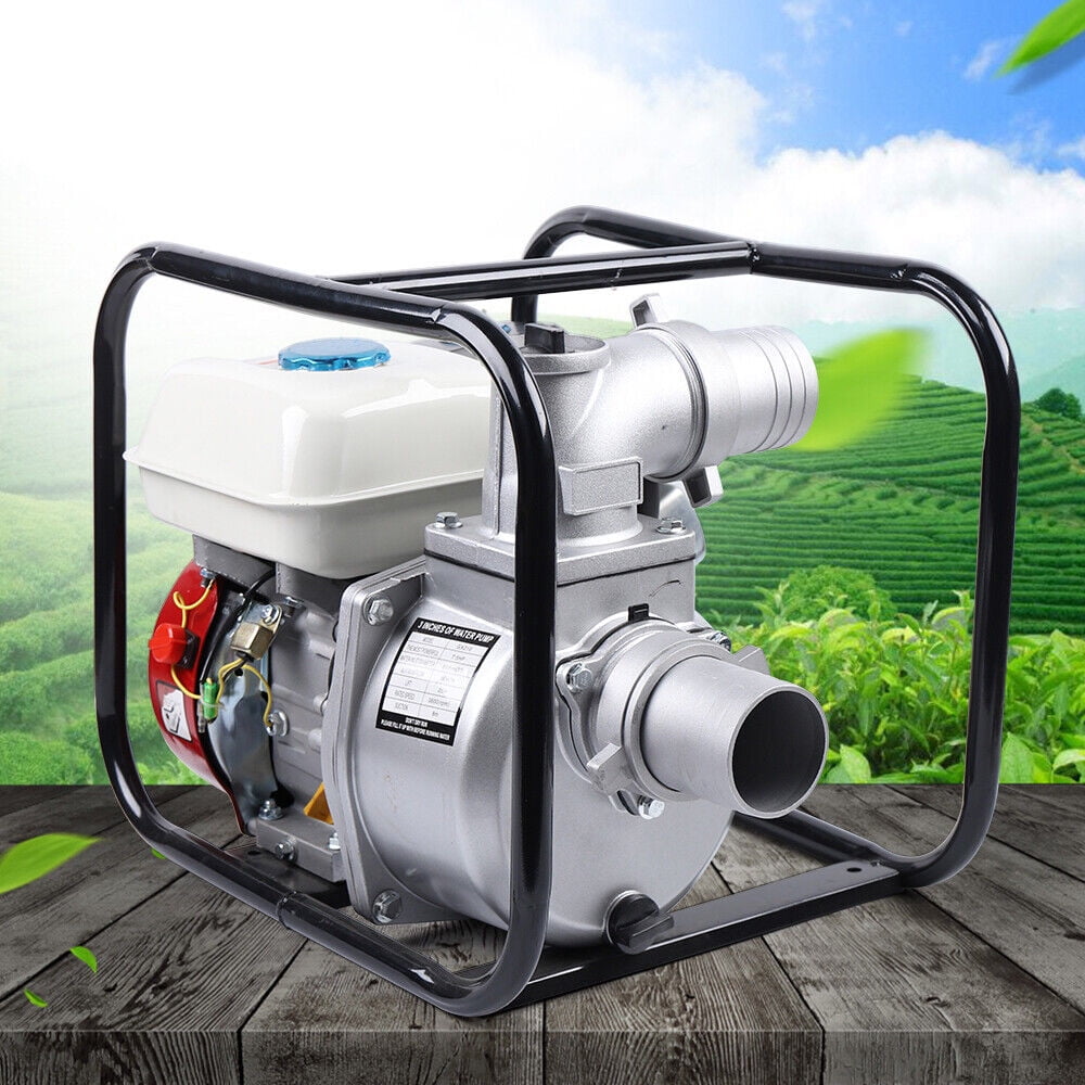 3" 7.5HP Gasoline Semi-Trash Water Pump 60m3/h High Pressure Gas Irrigation Pump Garden Irrigation Pump 60m3/h