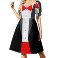 thumbnail image 4 of Vestido de manga corta de Pulp Fiction, vestido de vendaje, vestidos, 4 of 8