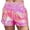 Hot Pink, variant on Sngxgn Womens Drawstring Shorts Summer Elastic Waist Casual Lightweight with Pockets(Hot Pink,S)
