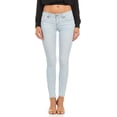 thumbnail image 1 of Cover Girl Basic Cuffed Skinny Jeans for Women Juniors Stretchy Denim Size 15 Light Blue, 1 of 7