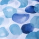 thumbnail image 3 of Cortina de ducha azul de 180 x 180 cm, tela de poliéster impermeable resistente al moho, cortina de baño larga decorativa lavable a máquina., 3 of 5
