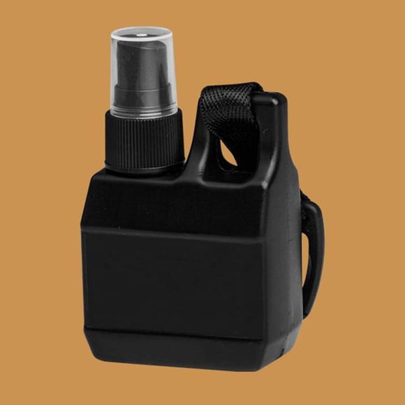 Botella de spray para acampar DYNWAVEMX 80 ml con mosquetón a prueba de fugas Reutilizable negro