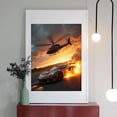 thumbnail image 2 of Diamond Art Kit for Adults, Car Helicopter Sunset Flames Chase Diamond Painting for Adults Beginners, DIY Diamond Art Painting Kits, 5D Diamond Painting Crafts for Home Decor 12x16 Frameless, 2 of 7