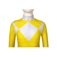 thumbnail image 3 of Guvpev Yellow Ranger Costume, Halloween Cosplay Dress Up Outfit, 3D Spandex Superhero Bodysuit Jumpsuit for Halloween Party Cosplay & Fancy Dress Up, 3 of 11