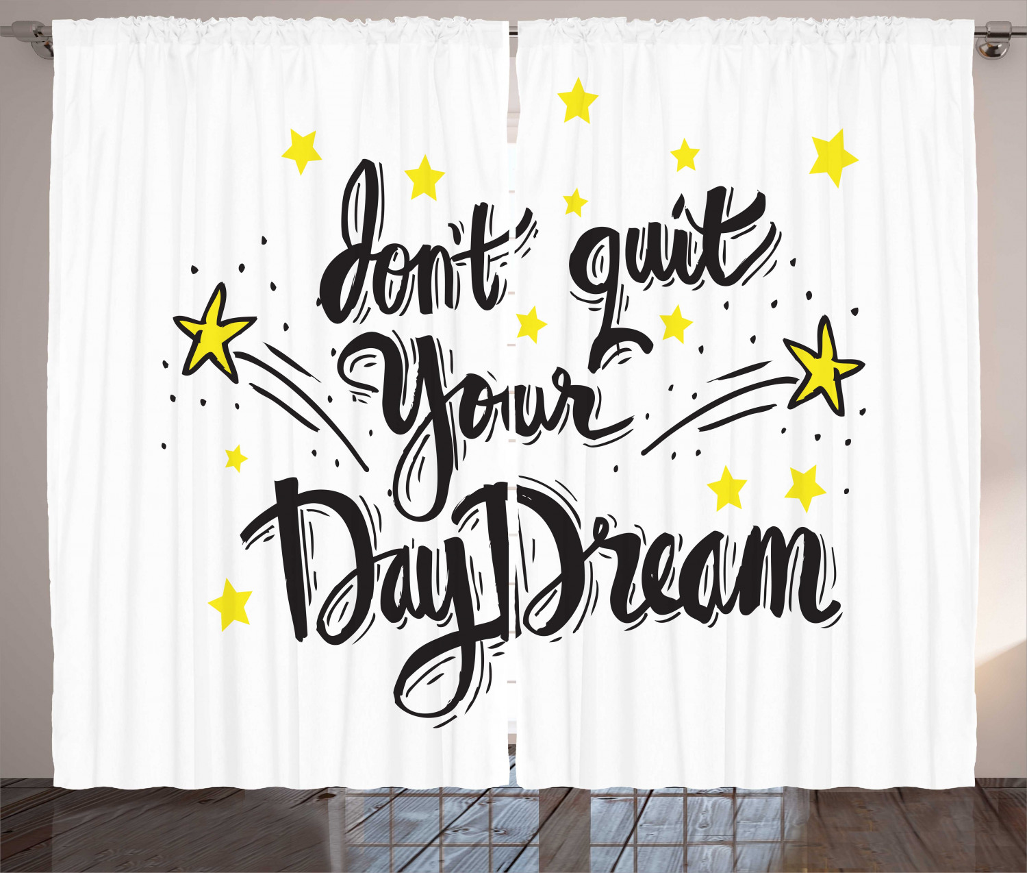 Dream Curtains 2 Panels Set Dont Quit Tiendamia Com