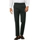 thumbnail image 1 of Pantalones de rayas INSPIRE CHIC para hombre, corte slim, pantalones formales de frente plano, 28 negro, 1 of 5