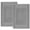 Gray, variant on Luxury Hotel and Spa 100% Cotton Washable Bath Mats, 2 Pack, 22"x34", Dolphin Gray