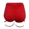 thumbnail image 4 of Pantalones cortos de cintura alta para mujer, para fitness, yoga, levantamiento de pesas, ropa deportiva, pole dance, pantalones cortos casuales, cómodos, elásticos, para entrenamiento, 4 of 4