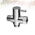 thumbnail image 3 of FUTUREORYY detachable showerhead Shower Splitter Silver Zinc Mount for Installers 1Set, 3 of 8
