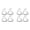 A3_8pc Clear 1.89x1.5in, variant on Veeogra 4Pc Tablecloth Clips,Table Cover Clamps,Plastic Clear Holders,Tablecloth Weights,Heavy Duty Windproof Design,Indoor & Outdoor Use,For Indoor & Outdoor Use,1.89X1.5In