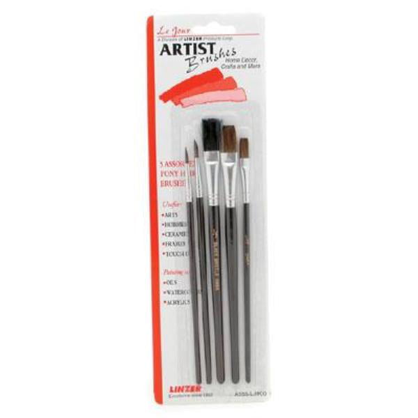 Linzer Paint Brush Flat 1/4"  for Edible Art Paint or Arts and Crafts 