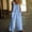 Light Blue, variant on Bzhegqhd Women’s Solid Summer Cotton and Linen Button with Pocket Comfortable Plain Sleeveless Casual Wide Leg Jumpsuit Romper Jumpsuit