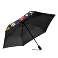 thumbnail image 2 of FORMRS Travel Umbrella Folding Auto Open Close Windproof Rain UV Protection, Small Colorful Flower, 2 of 8