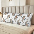thumbnail image 2 of Naloa Indian Elephant Body Pillow Cover, Pillowcases with Hidden Zipper Breathable Long Pillow Case (Pillows are not included,20x54 inch), 2 of 7