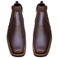 thumbnail image 4 of Botines Hombre Casuales en Piel Vacuno Botas de Cierre Lateral y Punta Cuadrada MD10 Enco Footwear Enco Footwear mod.20 Botín Chelsea Bota Casual Piel Vacuno, 4 of 5