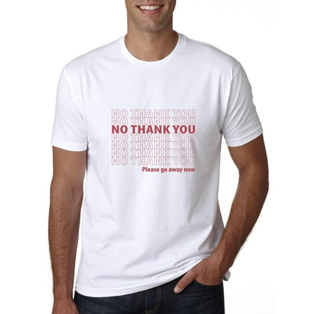 Chinese Men - No Thank You Chinese Takeout Go Away Men's T-Shirt