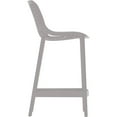 thumbnail image 5 of Afuera Living Contemporary Grey Outdoor Patio Stool (Set of 4), 5 of 6