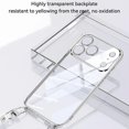 thumbnail image 3 of SULADA For iPhone 17 Pro Case Electroplating Ultra Clear Soft TPU Phone Cover with PU Wrist Strap -, 3 of 5