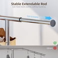 thumbnail image 3 of Vebreda 450 LBS Clothing Rack, Heavy Duty Garment Rack with Mesh Shelf & Wheels, Versatile Rolling Clothes Rack for Bedroom, Stainless Steel, 3 of 9