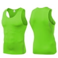 thumbnail image 4 of Compression Tank Top Men Qiggri Men's Solid Color Fashionable Leisure Fitness Sports Slim Tank, 4 of 4