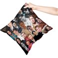 thumbnail image 4 of Kit Connor Photo Collage Square Throw Pillow Case Cushion Cover Pillowcase 18'''' x 18'''' (45cm x 45cm), 4 of 6