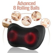 Ergonomic Design Safe Portable Car Pillow Massager with Overheat Protection