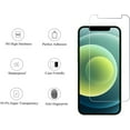 thumbnail image 2 of Ailun 2 Pack Screen Protector for iPhone 12 Mini [5.4 inch] with 2 Pack Camera Lens Protector,Tempered Glass Film,[9H Hardness]-HD, 2 of 12