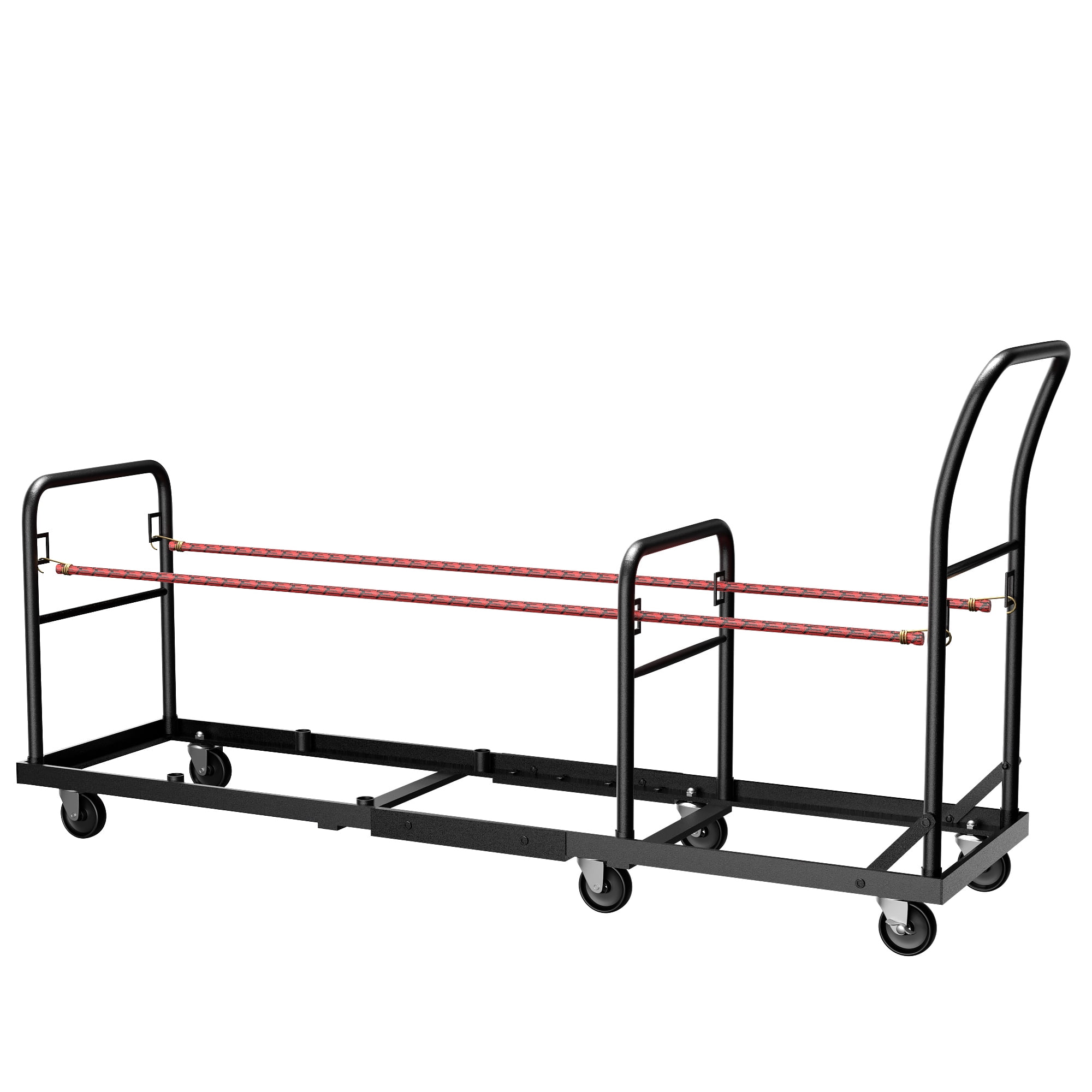 HOHYN Industrial Folding Chair Hand Truck | 6-Wheel Stability System, 2000LB Load Rating, All-Terrain Mobility | Perfect for Event Venues, Banquet Halls and Hospitality Use