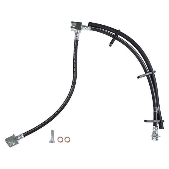 Rear Left Brake Hose - Compatible with 1999 - 2017, 2019, 2021 Ford E-350 Super Duty 2000 2001 2002 2003 2004 2005 2006 2007 2008 2009 2010 2011 2012 2013 2014 2015 2016