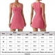 thumbnail image 2 of Vestido De Tirantes Finos Vestido ajustado de mujer Estilo sexy Vestido sin mangas Cuello cuadrado Slim Fit Traje diario Cgtredaw Rosa M para Mujer, 2 of 5