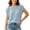 Light Blue01, variant on Karymi Going Out Tops for Women Solid Hollow Out Knit Vest, Crew Neck Cap Short Sleeve Mesh Crochet Pullover Sweater Tank Top Plus Size Tops for Women