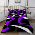 thumbnail image 1 of Erosebridal Geometric Stripe Coverlet Set King,Abstract Artwork Bedding Set,Geometry Lines Decor,Breathable,3 Pieces, 1 of 5