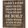 thumbnail image 3 of Great Art Now Cabin Life Dark by Sue Schlabach 2 Piece Canvas Art Set Each 12"W x 15"H, 3 of 3
