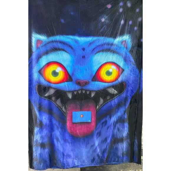 Exclusiva! Cobija Frazada Ultra Suave K-Pop Demon Hunters Cat
