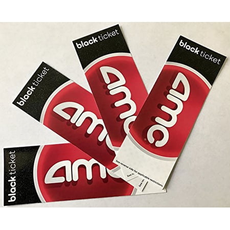 4 AMC Theatre Black Movie Tickets (Save $10+)