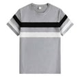 thumbnail image 6 of Afdoent Mens T Shirts Male Casual T Shirts Everyday Wear Loose Fitting Color Block Design Summer And Paired With Casual Pants Machine Washable Soft Comfort Tee Shirts, 6 of 7