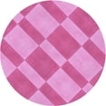 thumbnail image 1 of Ahgly Company Tapis Rond Lavable en Machine Intérieur Transitionnel Violet Violet, 4 Pieds Rond, 1 of 7
